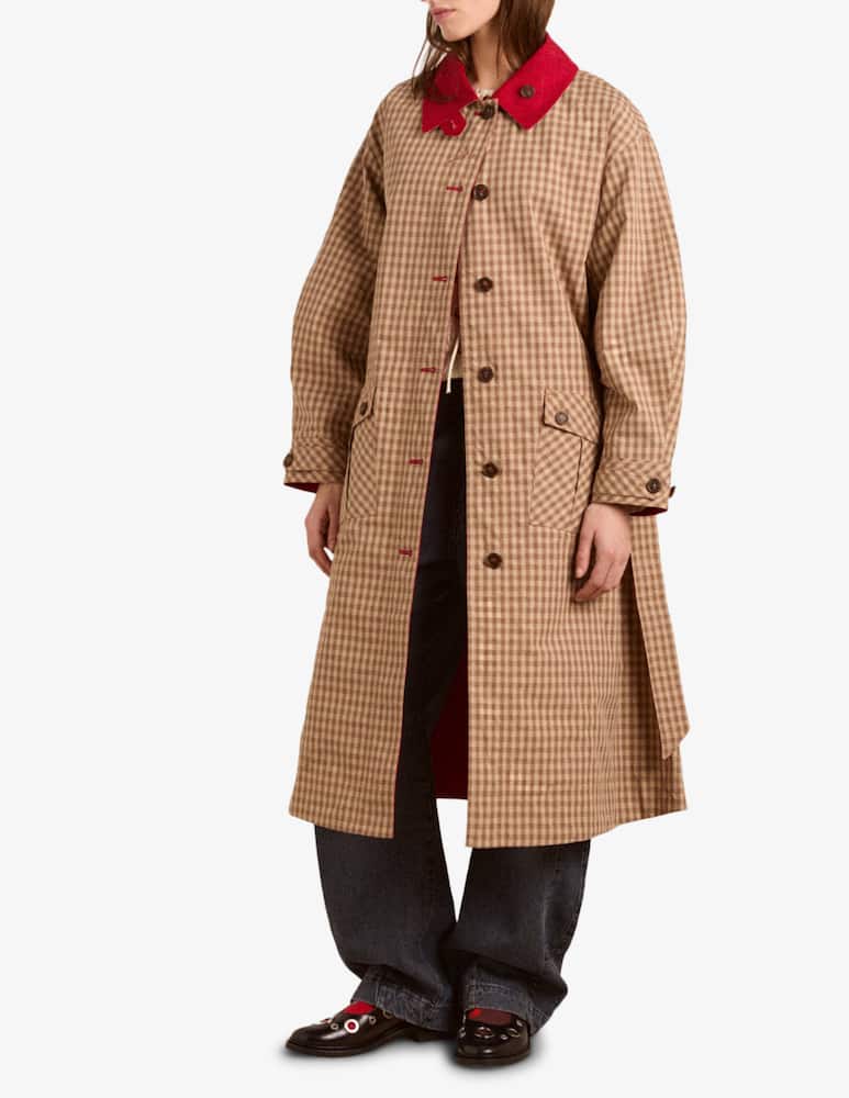 rinascente Damson Madder trench reversibile Anja