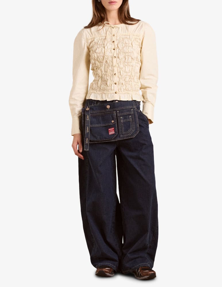 rinascente Damson Madder Blusa a punto smock Elliana