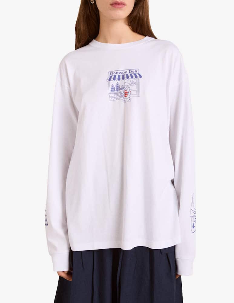 rinascente Damson Madder Maglia a manica lunga Deli