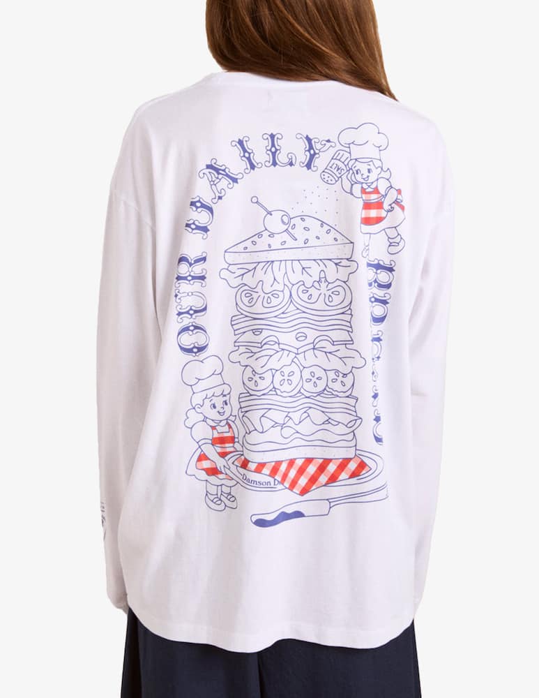 rinascente Damson Madder Maglia a manica lunga Deli