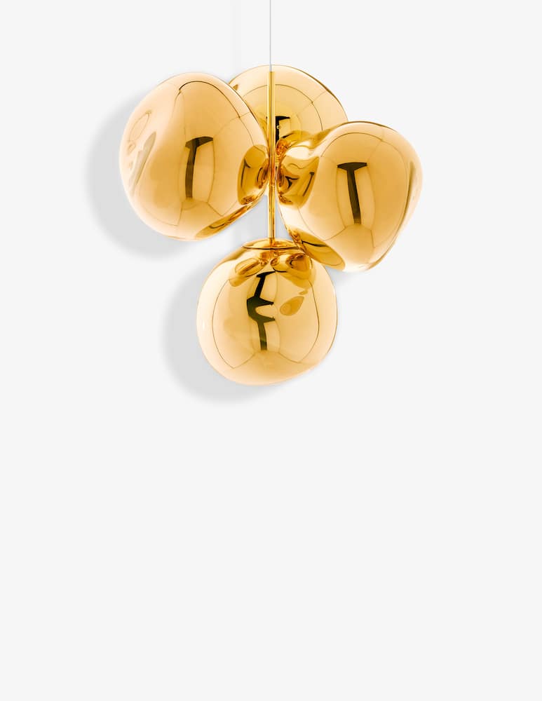 Tom Dixon Chandelier Melt Piccolo Oro LED CB - immagine 1 Tom Dixon Chandelier Melt Piccolo Oro LED CB - immagine 1