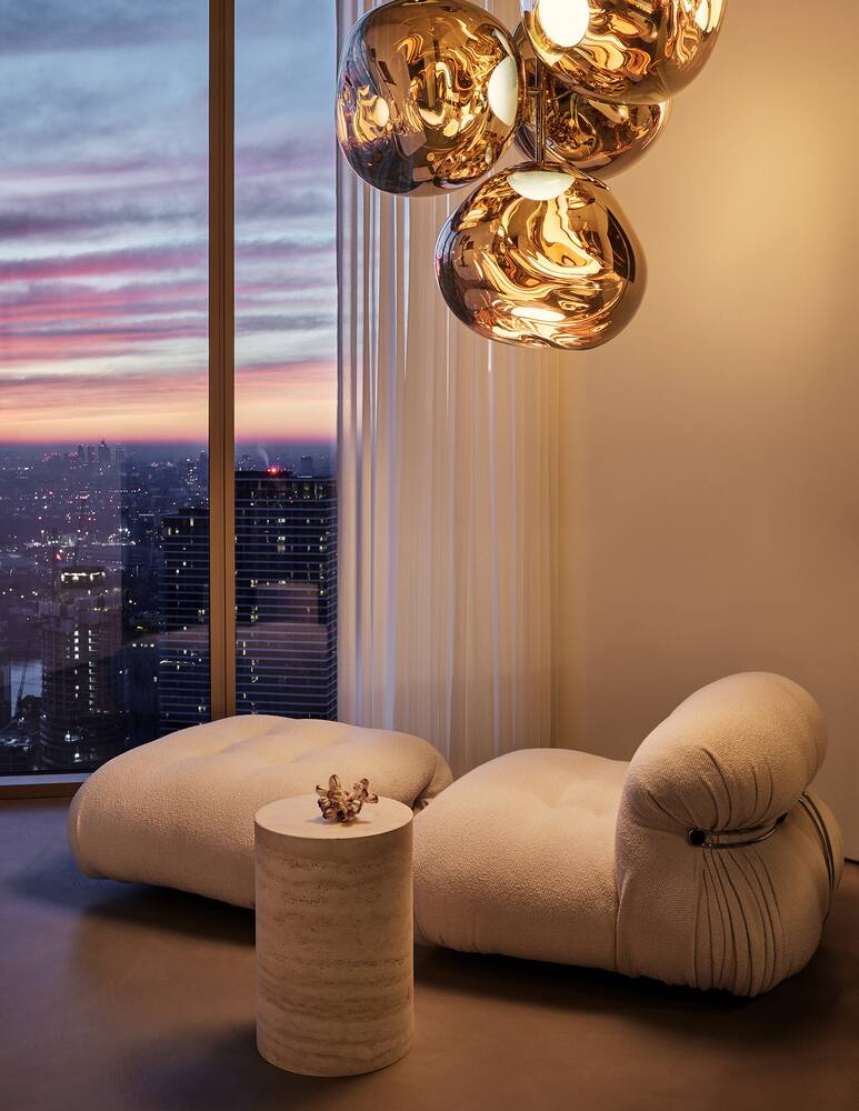 rinascente Tom Dixon Melt Chandelier Piccolo Oro LED CB