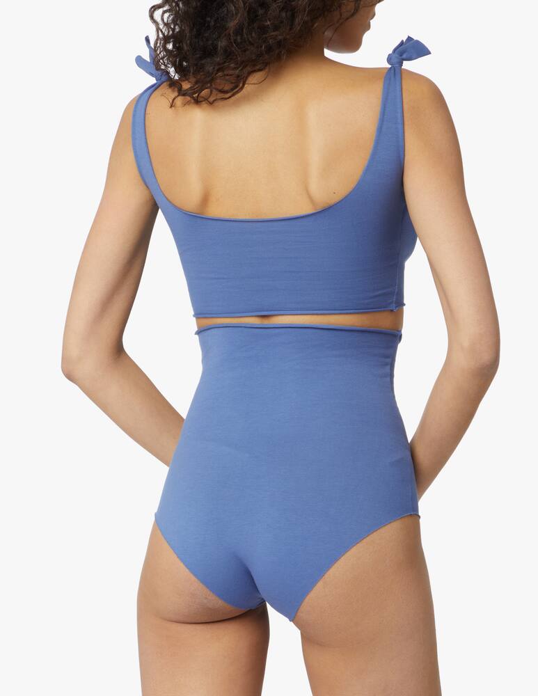 rinascente Isole e vulcani High-waisted bikini with application - light blue