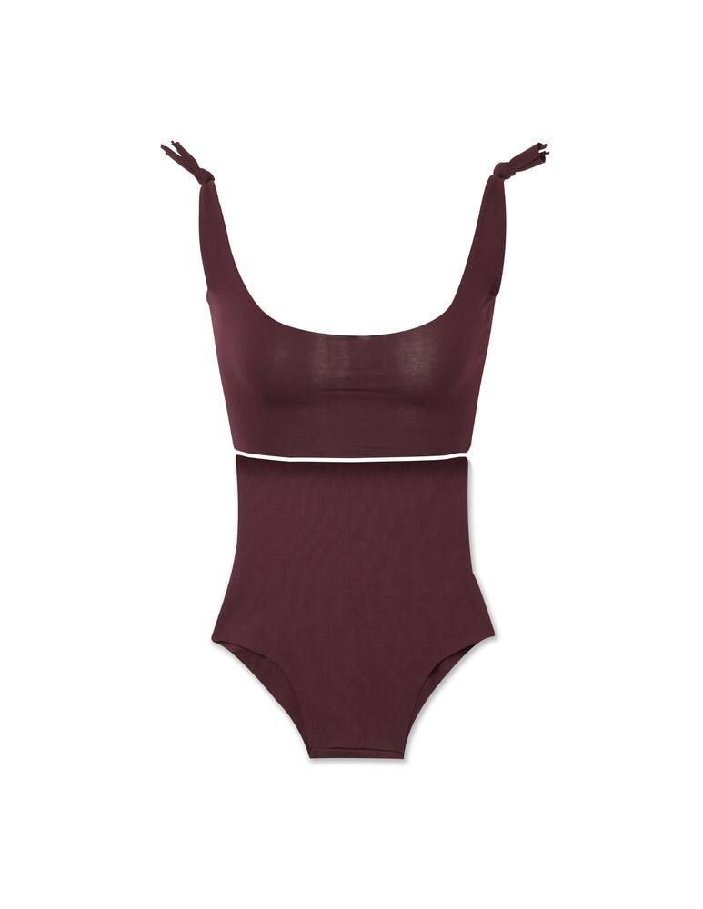 rinascente Isole e vulcani High-waisted bikini with application - violet