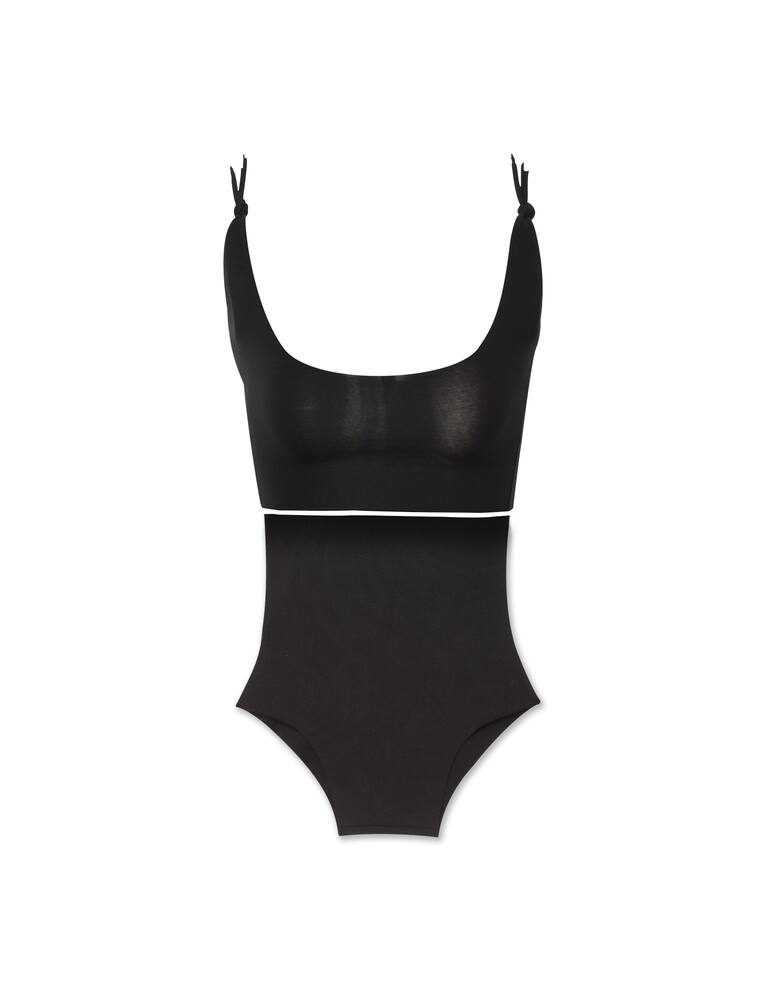 rinascente Isole e vulcani High-waisted bikini with application - black