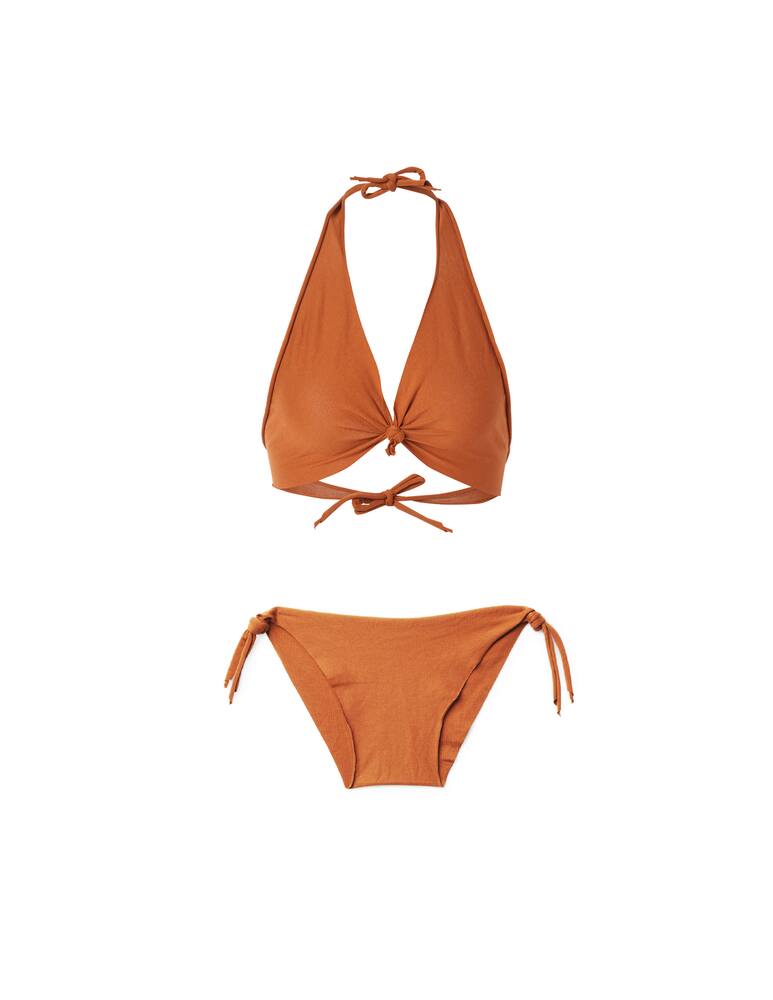 rinascente Isole e vulcani Bikini briefs with bows - brown