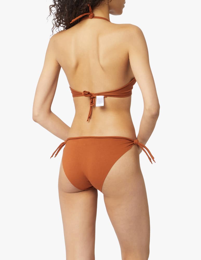 rinascente Isole e vulcani Bikini briefs with bows - brown