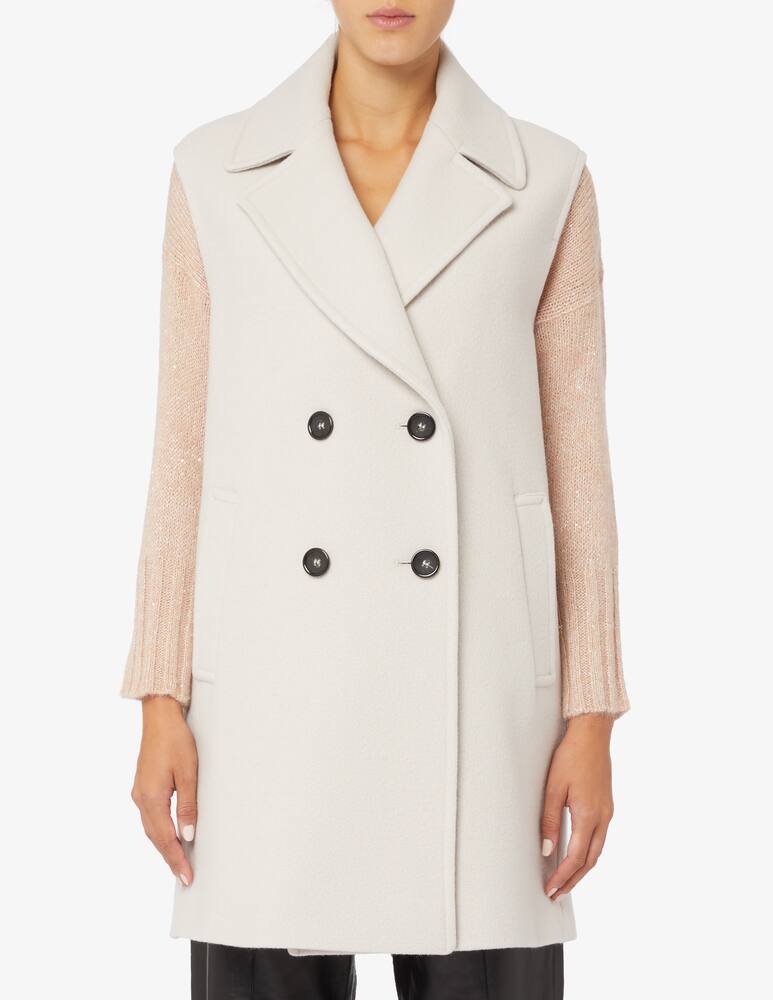 Cinzia Rocca Gilet lungo in misto lana - immagine 1 Cinzia Rocca Gilet lungo in misto lana - immagine 1