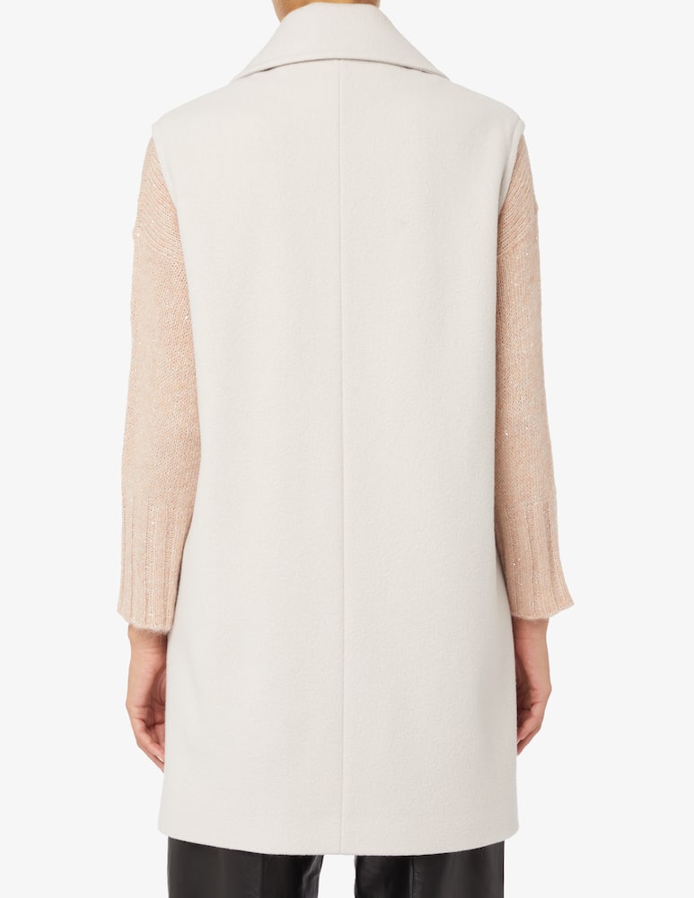 Cinzia Rocca Gilet lungo in misto lana - immagine 3 Cinzia Rocca Gilet lungo in misto lana - immagine 3