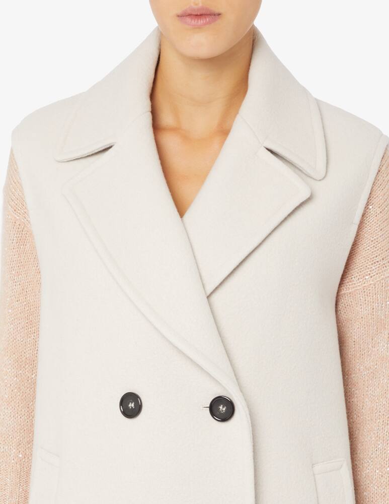 Cinzia Rocca Gilet lungo in misto lana - immagine 4 Cinzia Rocca Gilet lungo in misto lana - immagine 4