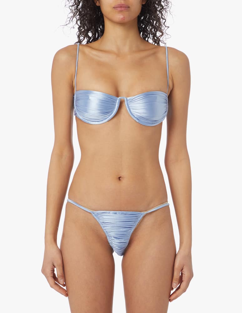 rinascente Isa Boulder Top bikini - light blue