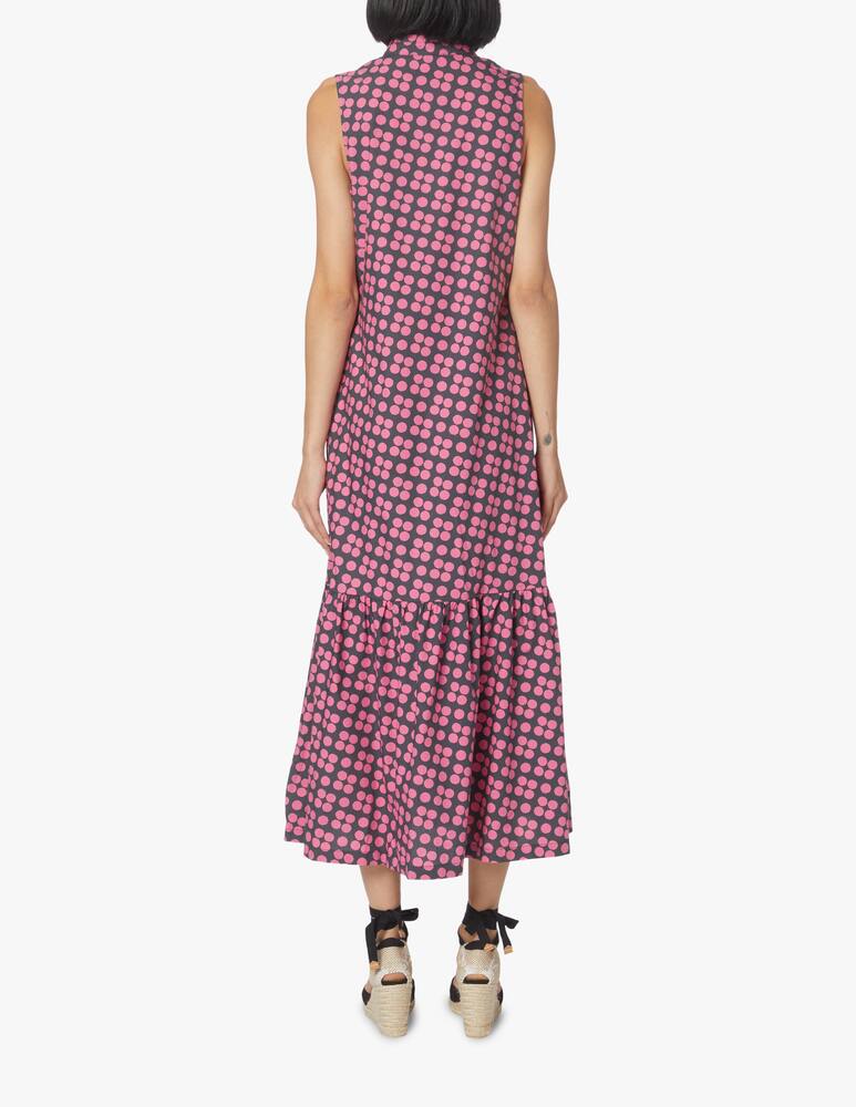 rinascente Rosso35 Abito maxi  in cotone - rosa