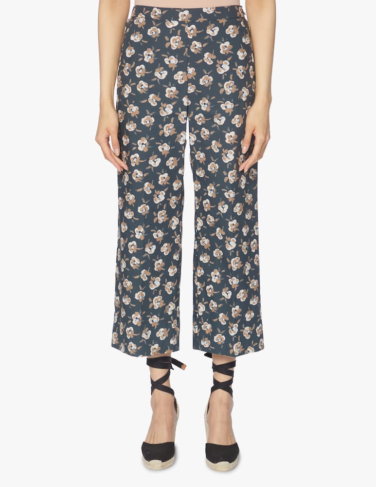 rinascente Rosso35 Pantaloni culotte in cotone - petrolio