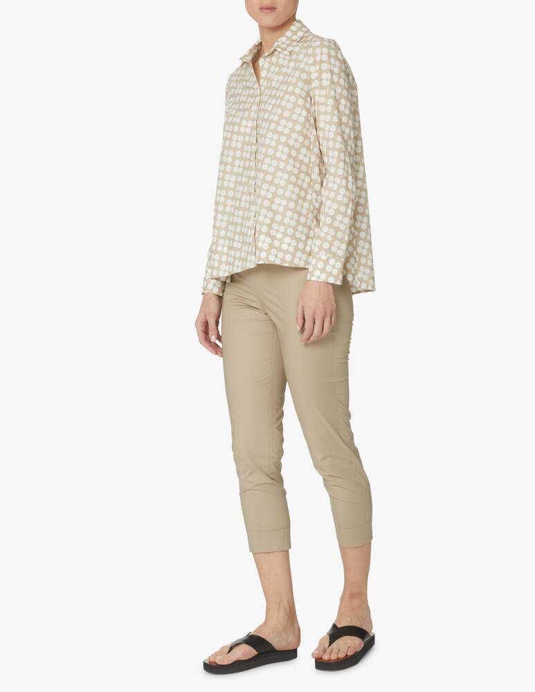 rinascente Rosso35 Oversized polka dot shirt - beige