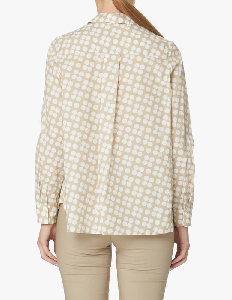 rinascente Rosso35 Oversized polka dot shirt - beige