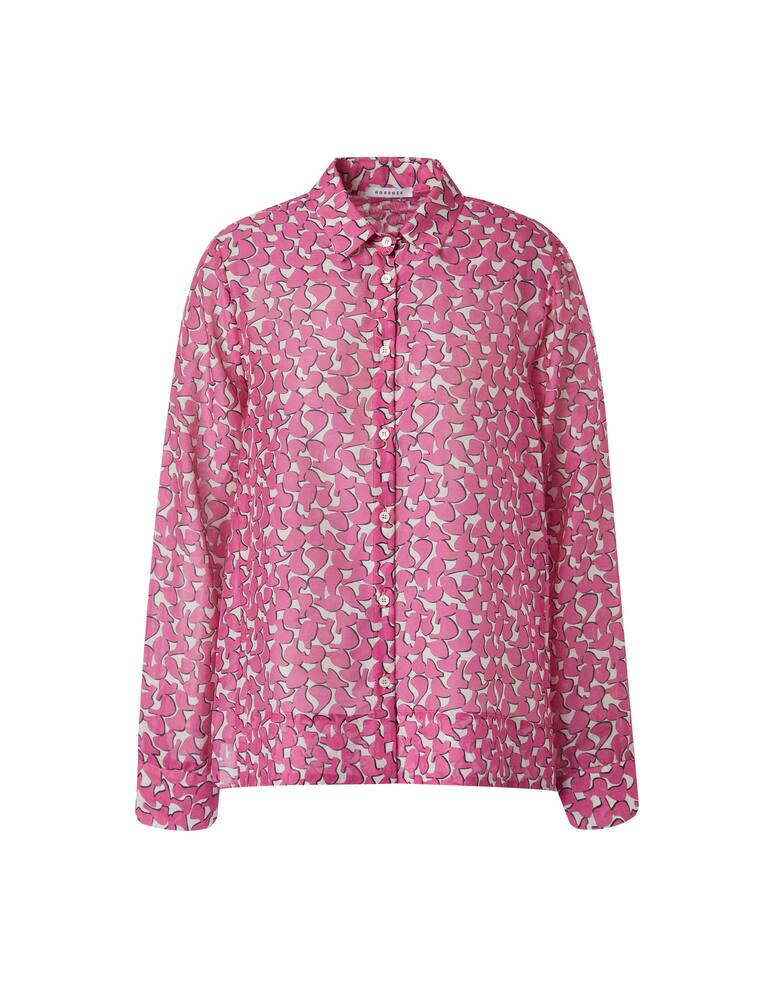 rinascente Rosso35 Cotton blend printed shirt - pink