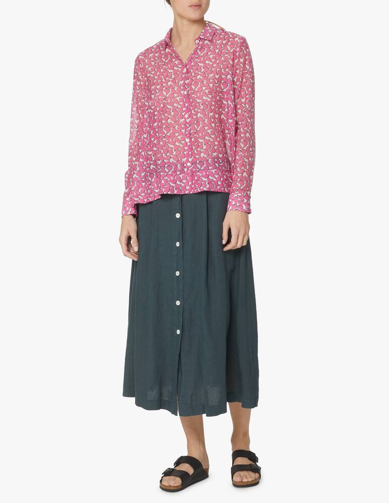 rinascente Rosso35 Cotton blend printed shirt - pink