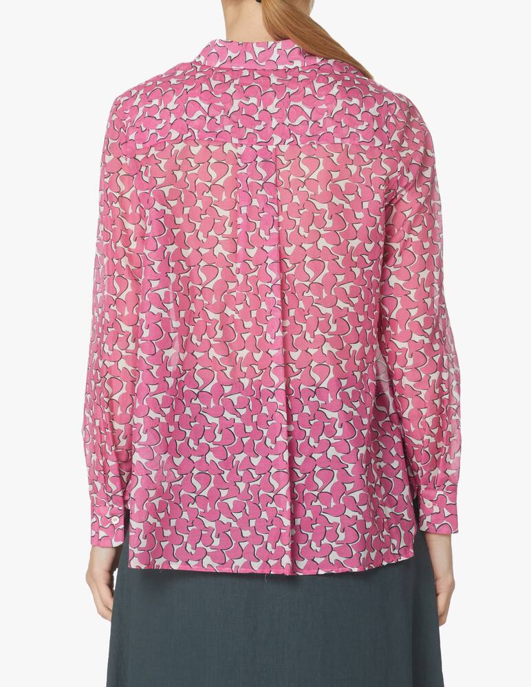 rinascente Rosso35 Cotton blend printed shirt - pink
