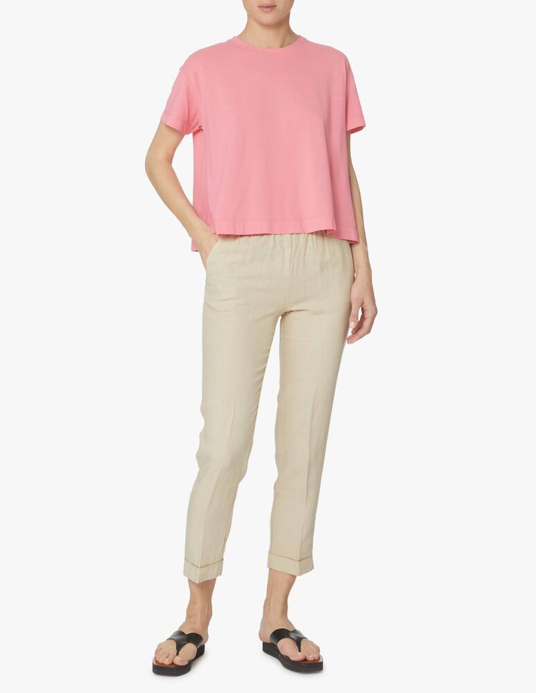 rinascente Rosso35 Cotton boxy t-shirt - pink