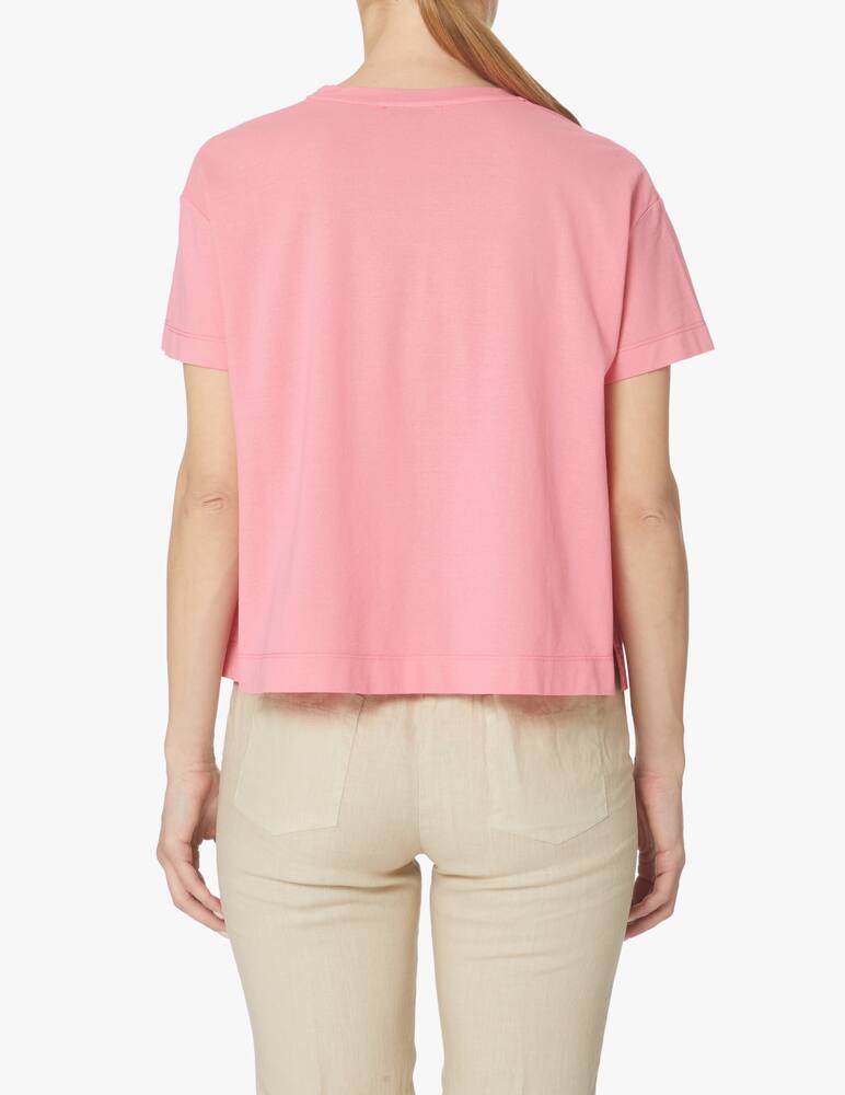 rinascente Rosso35 Cotton boxy t-shirt - pink