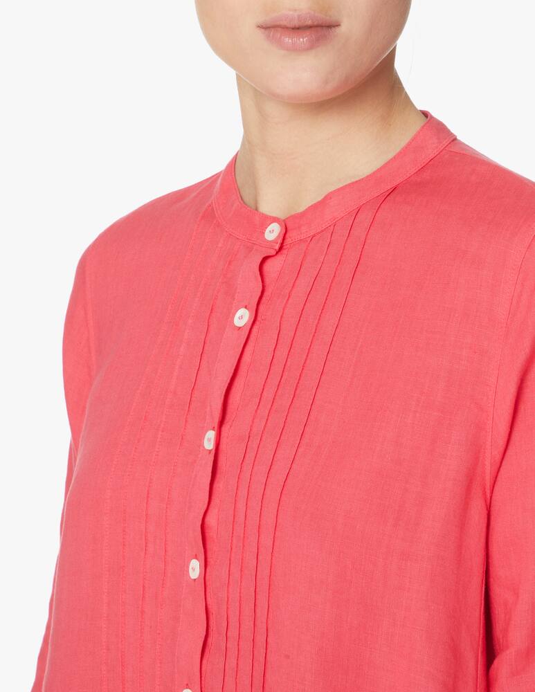 rinascente Rosso35 Vestito balze in lino - rosa