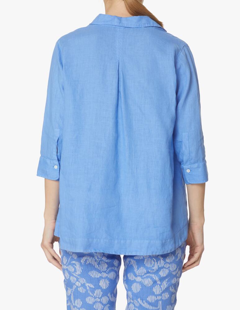 rinascente Rosso35 Linen shirt - light blue