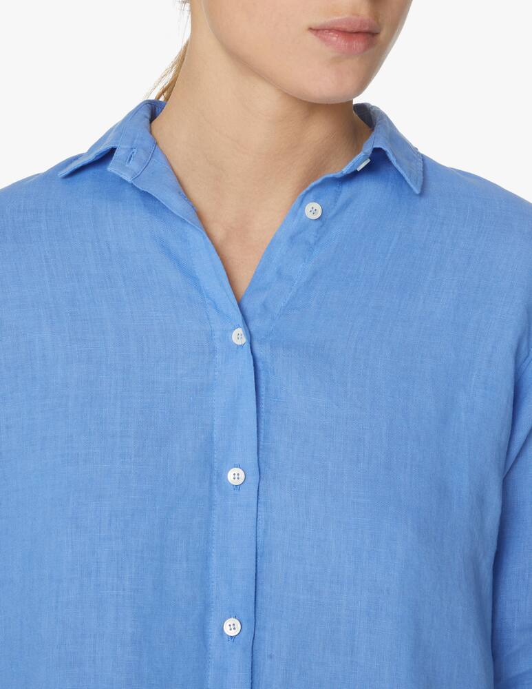 rinascente Rosso35 Linen shirt - light blue