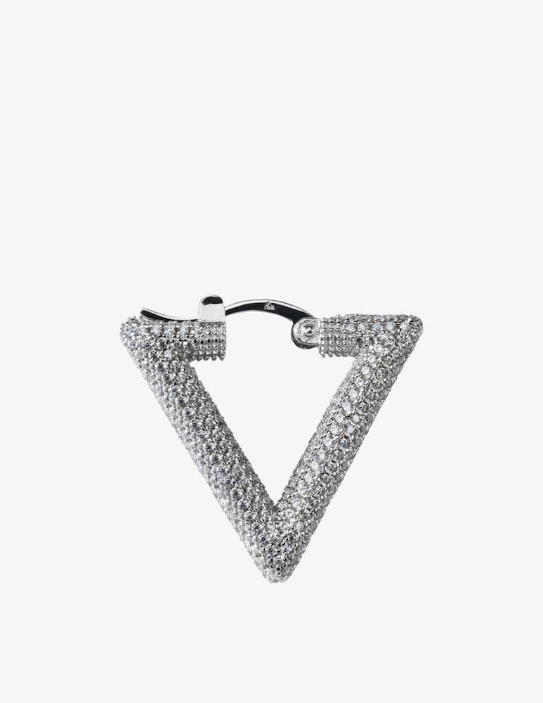 rinascente LAG World Triangle pavé hoop earring