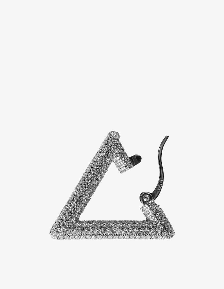 rinascente LAG World Triangle pavé hoop earring