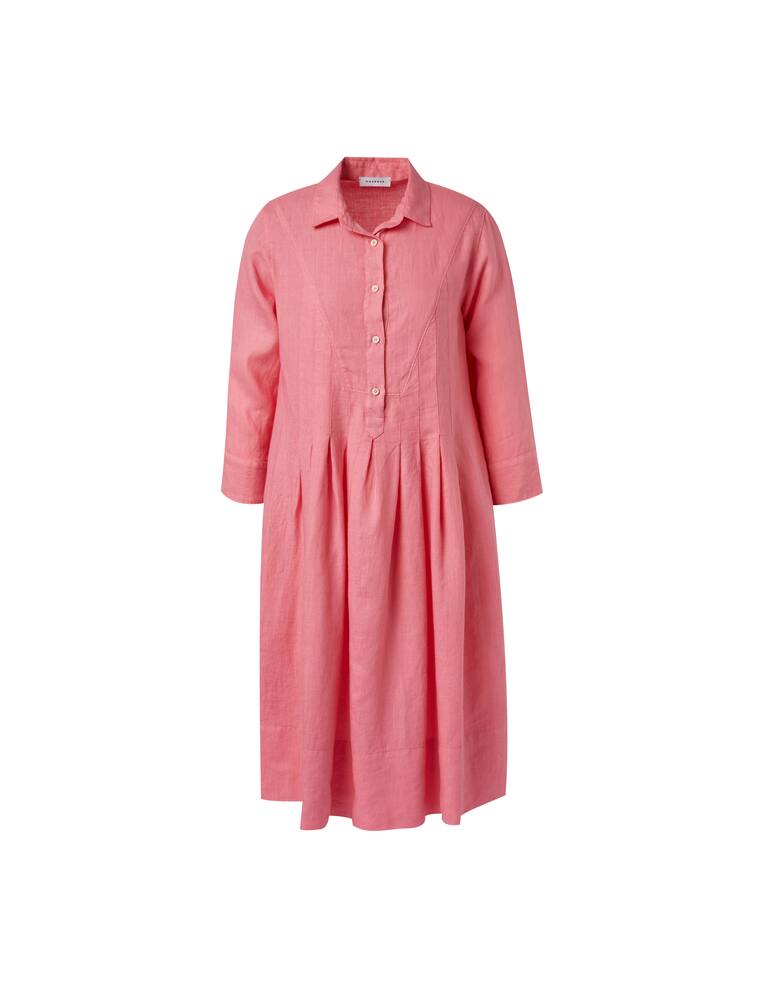 rinascente Rosso35 Tunica con camicia in lino - rosa