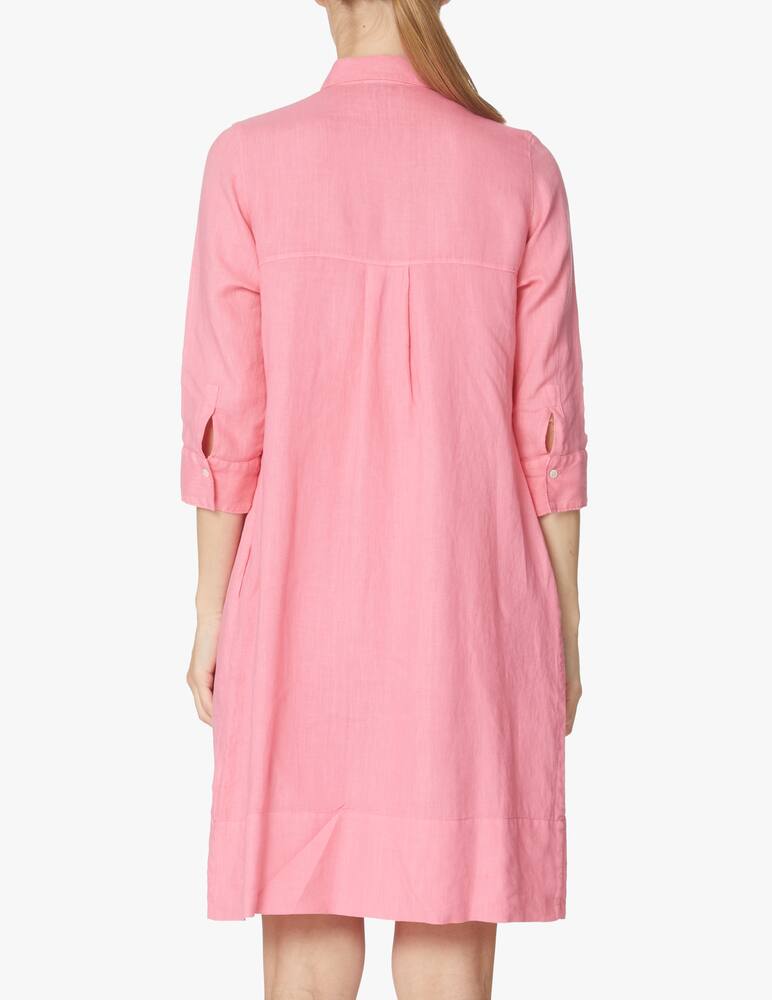 rinascente Rosso35 Tunica con camicia in lino - rosa