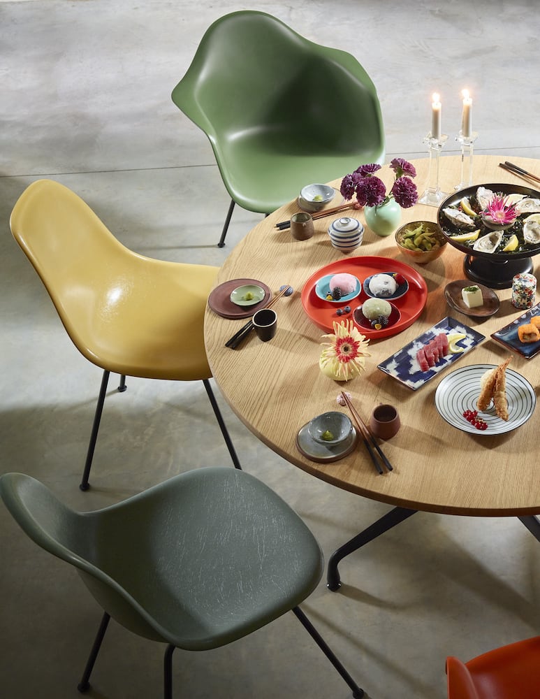 rinascente Vitra Eames Fiberglass Side Chair DSX Sedia