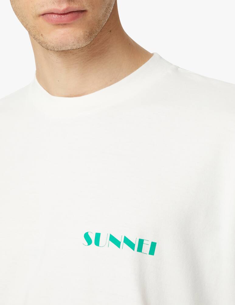 rinascente Sunnei Classic t-shirt mini logo jersey - white