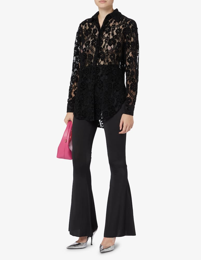 Nineminutes Pantaloni flare lycra - immagine 2 Nineminutes Pantaloni flare lycra - immagine 2