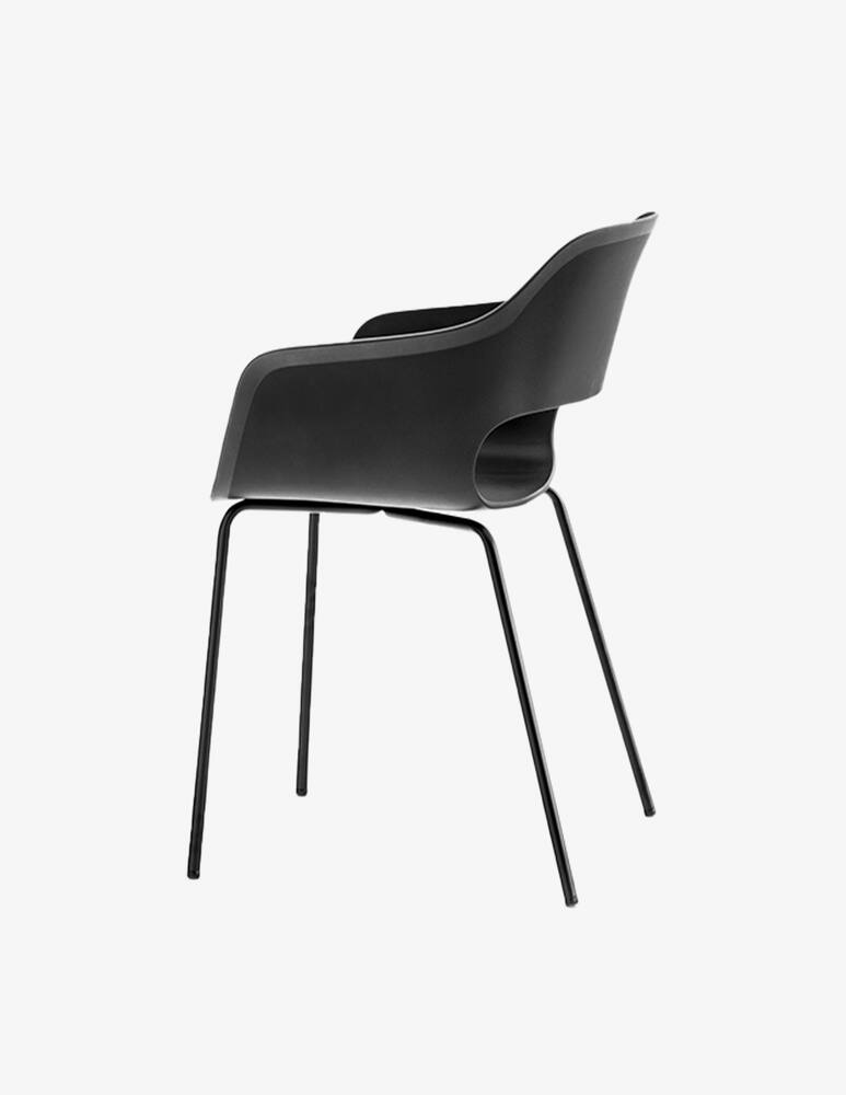 rinascente Pedrali Babila poltrona con gambe in metallo - Nero