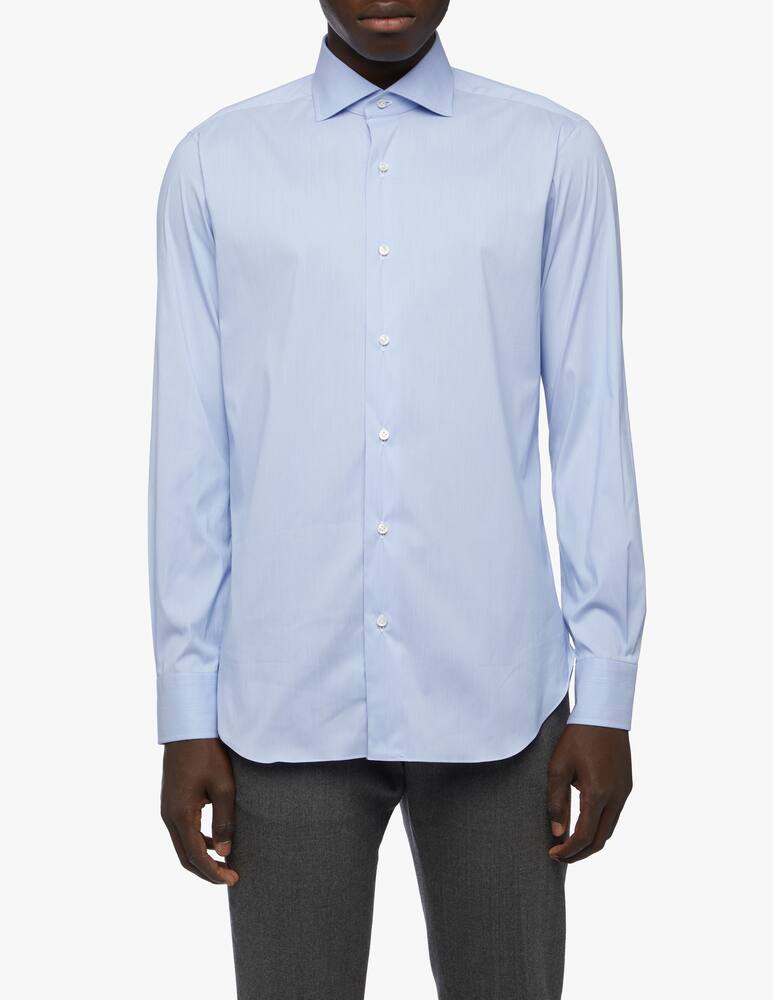 rinascente Barba Napoli Fil A Fil Stretch Slim Shirt