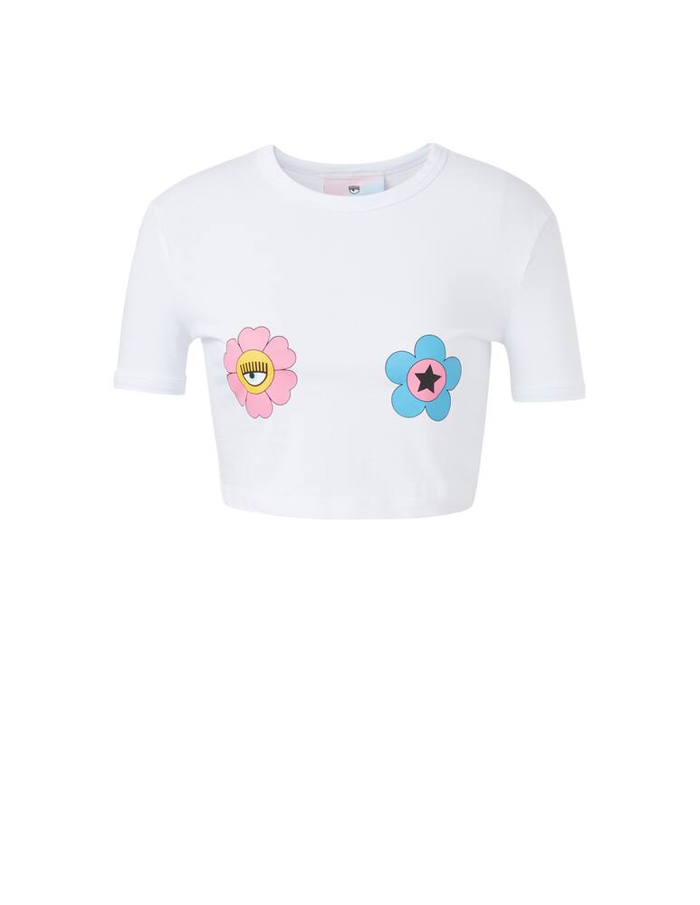 rinascente Chiara Ferragni Cropped t-shirt - white
