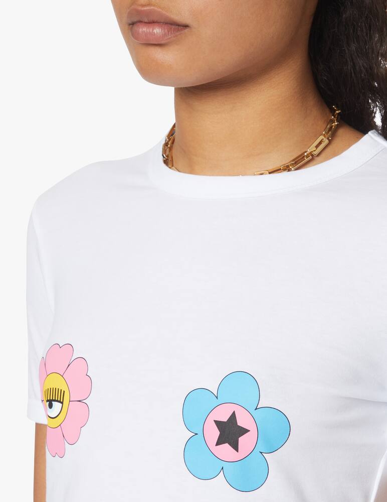 rinascente Chiara Ferragni Cropped t-shirt - white