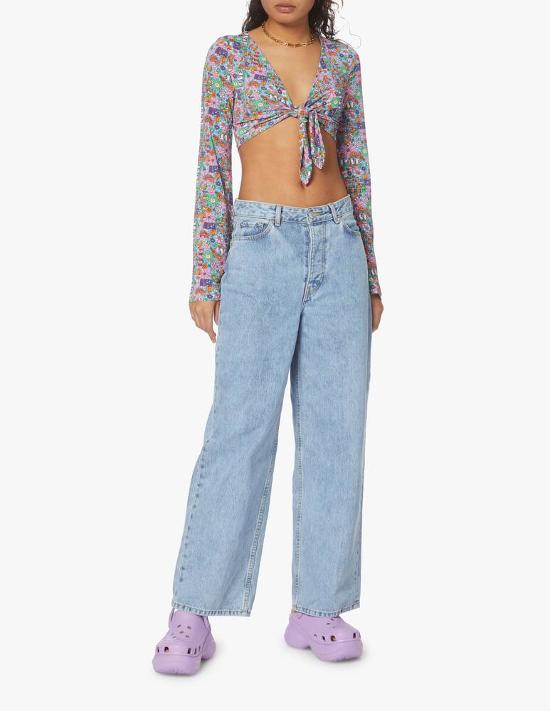 Chiara Ferragni Long sleeved cotton top - multi - picture 2 Chiara Ferragni Long sleeved cotton top - multi - picture 2