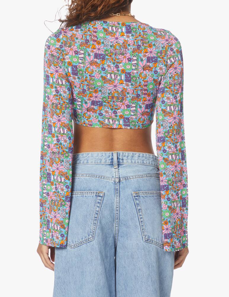 Chiara Ferragni Long sleeved cotton top - multi - picture 3 Chiara Ferragni Long sleeved cotton top - multi - picture 3