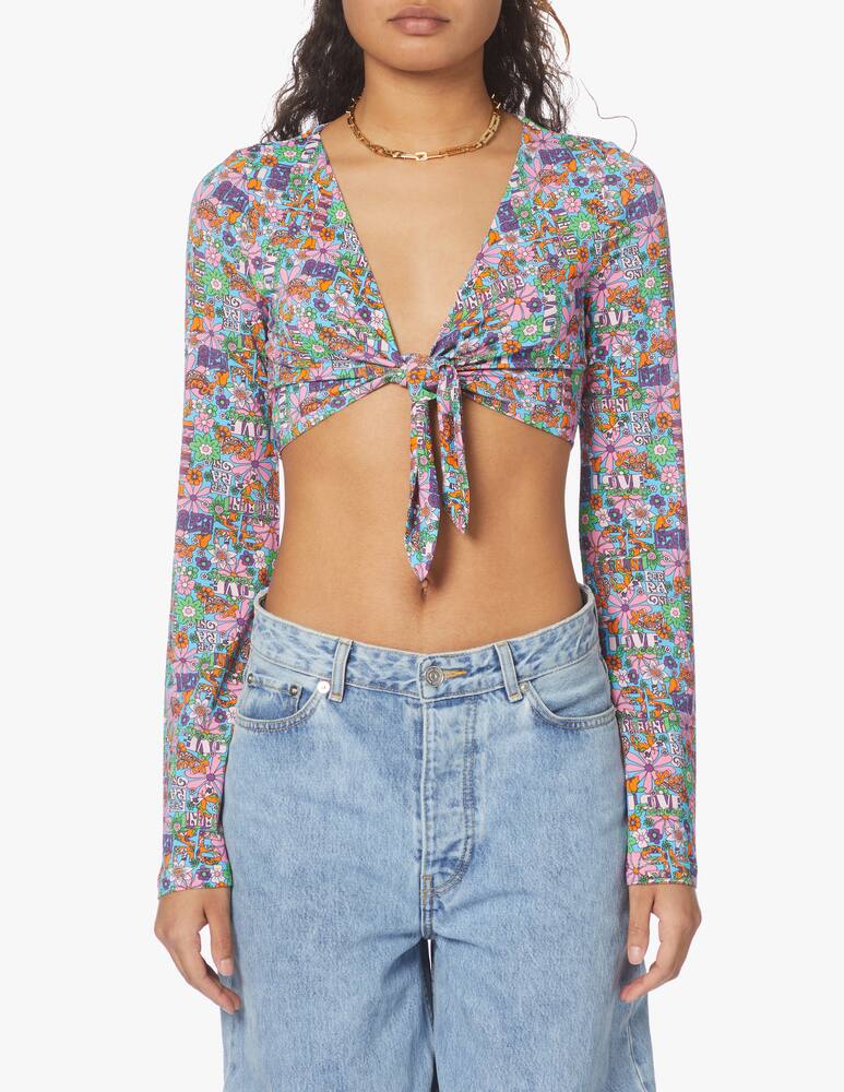 Chiara Ferragni Long sleeved cotton top - multi - picture 1 Chiara Ferragni Long sleeved cotton top - multi - picture 1