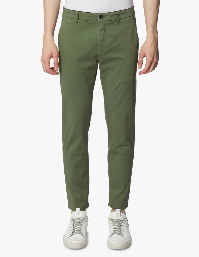 rinascente Department 5 Gabardine prince trousers - green