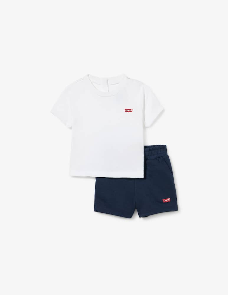 rinascente Levi's Batwing t-shirt and knit shorts set