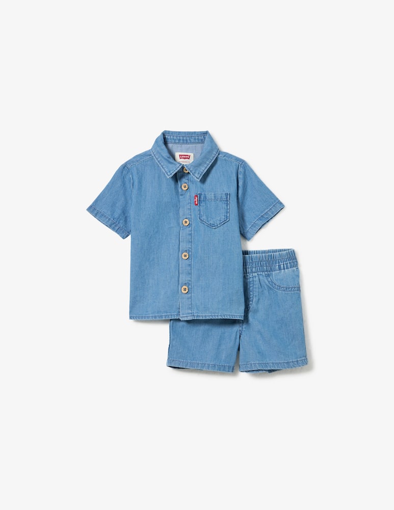 rinascente Levi's Set camicia e shorts jeans