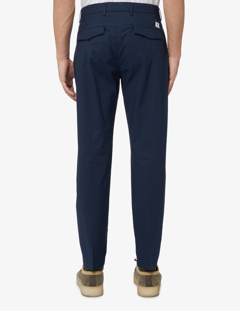 Department 5 Pantalone prince in popeline - blu - immagine 3 Department 5 Pantalone prince in popeline - blu - immagine 3