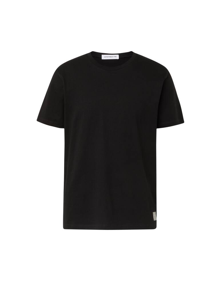 rinascente Department 5 Cotton t-shirt with big logo - black
