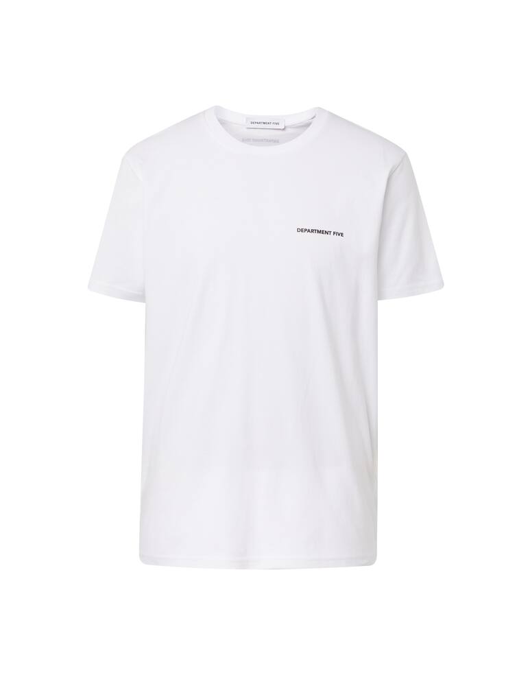 rinascente Department 5 Cotton t-shirt with logo on the chest - white