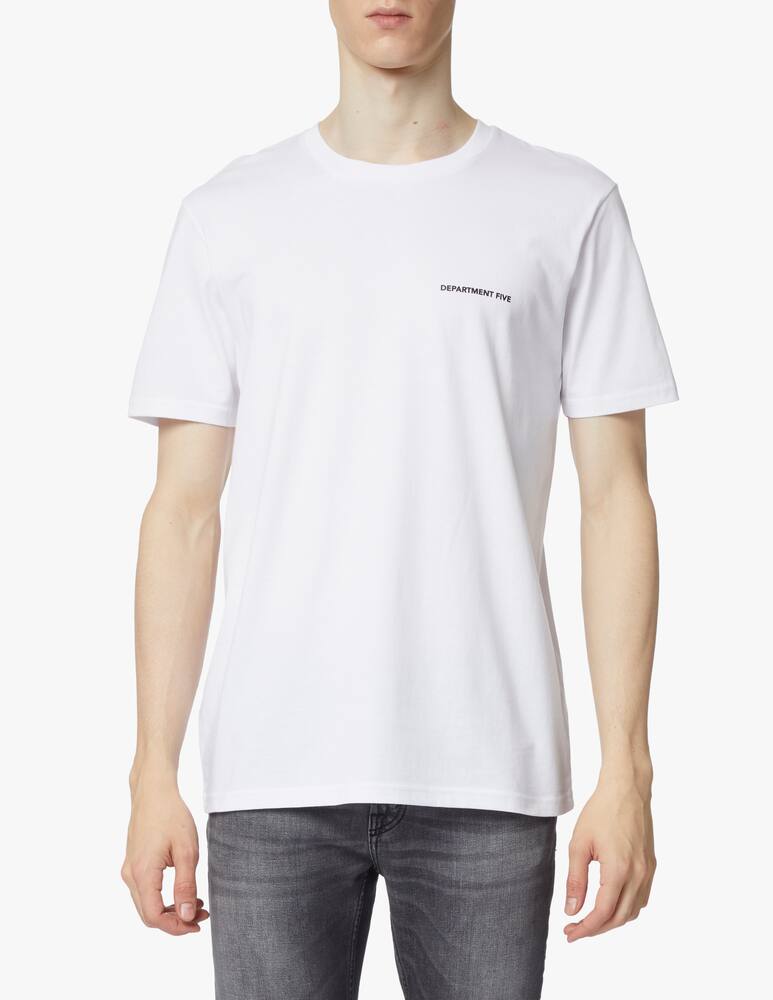 Department 5 Cotton t-shirt with logo on the chest - white - picture 1 Department 5 Cotton t-shirt with logo on the chest - white - picture 1