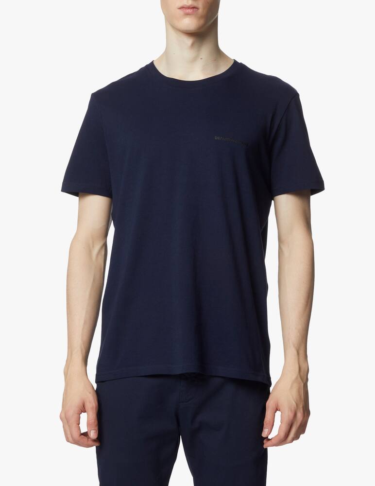 Department 5 Cotton t-shirt with logo on the chest - blue - picture 1 Department 5 Cotton t-shirt with logo on the chest - blue - picture 1