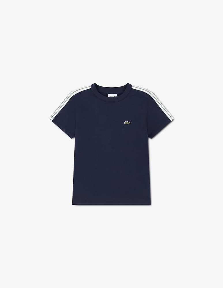rinascente Lacoste T-shirt con bande logo Lacoste